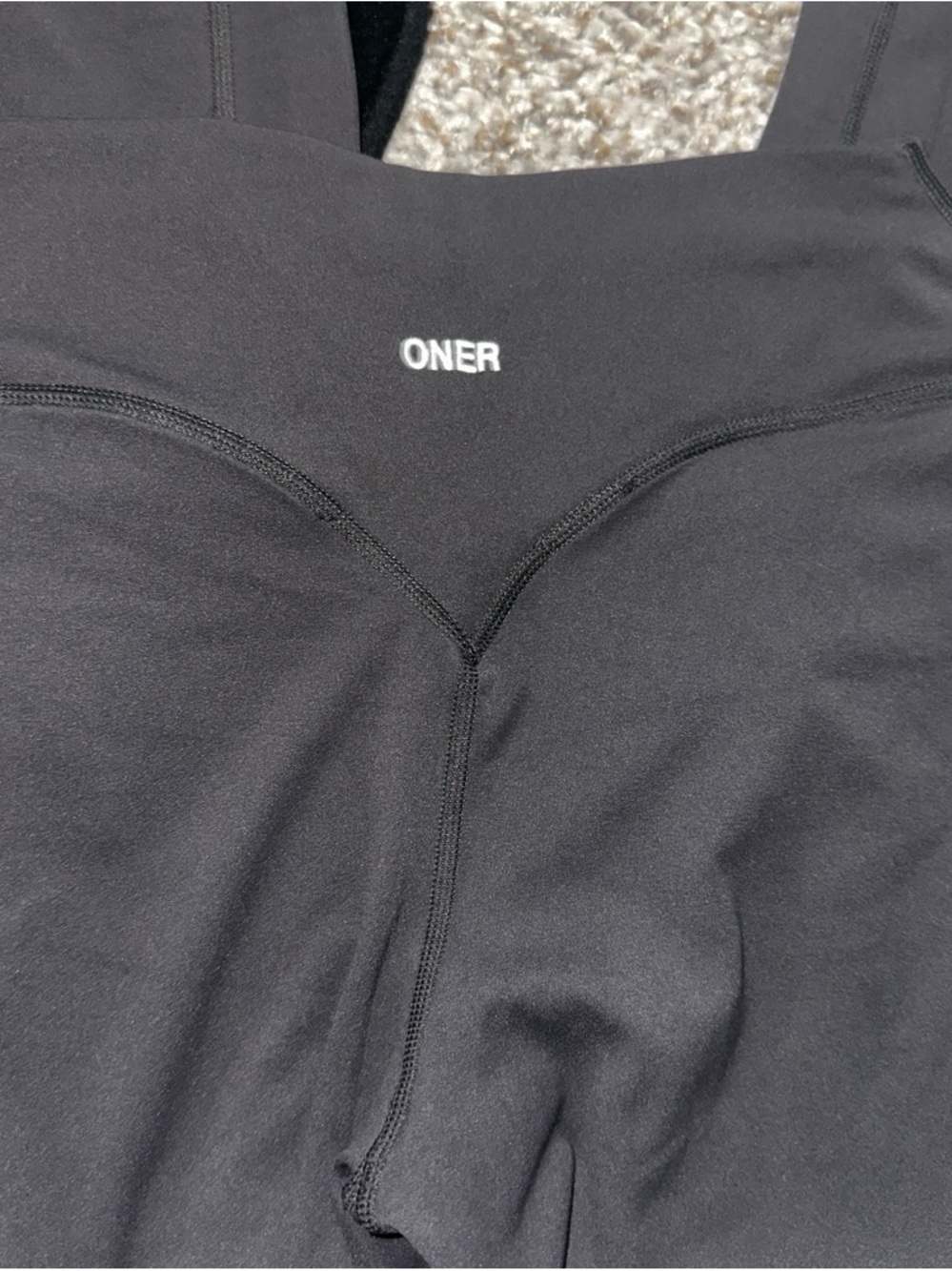 ONER active soft black straight legs
